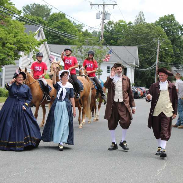 Falls Village celebrates Fourth with cannon fire, time capsule