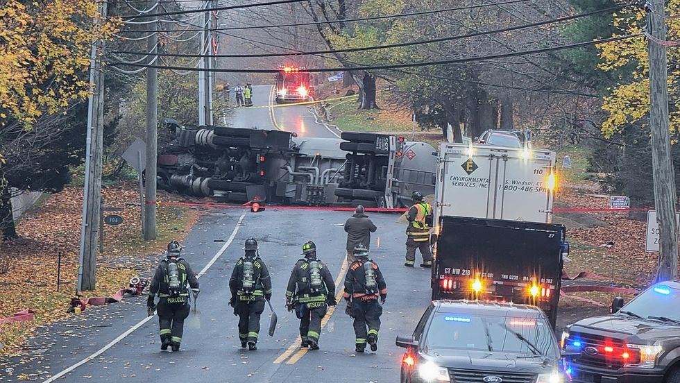 Updated: Gasoline tanker spill causes evacuations, road closure in Norfolk