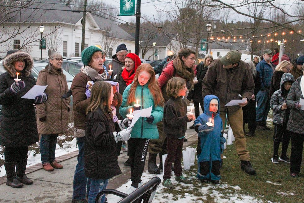 Falls Village candlelight caroling The Lakeville Journal