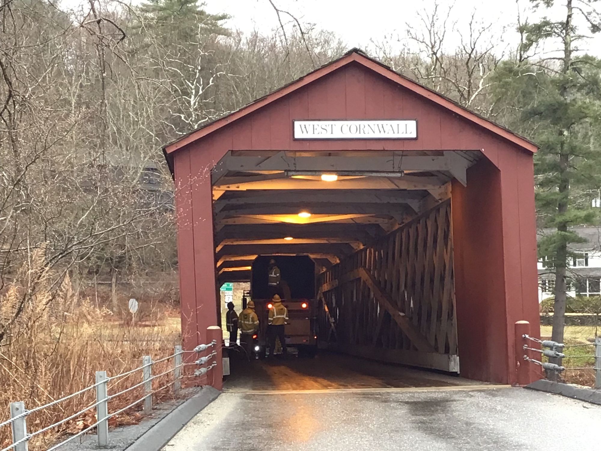Cornwall revisits options to protect covered bridge from tall trucks