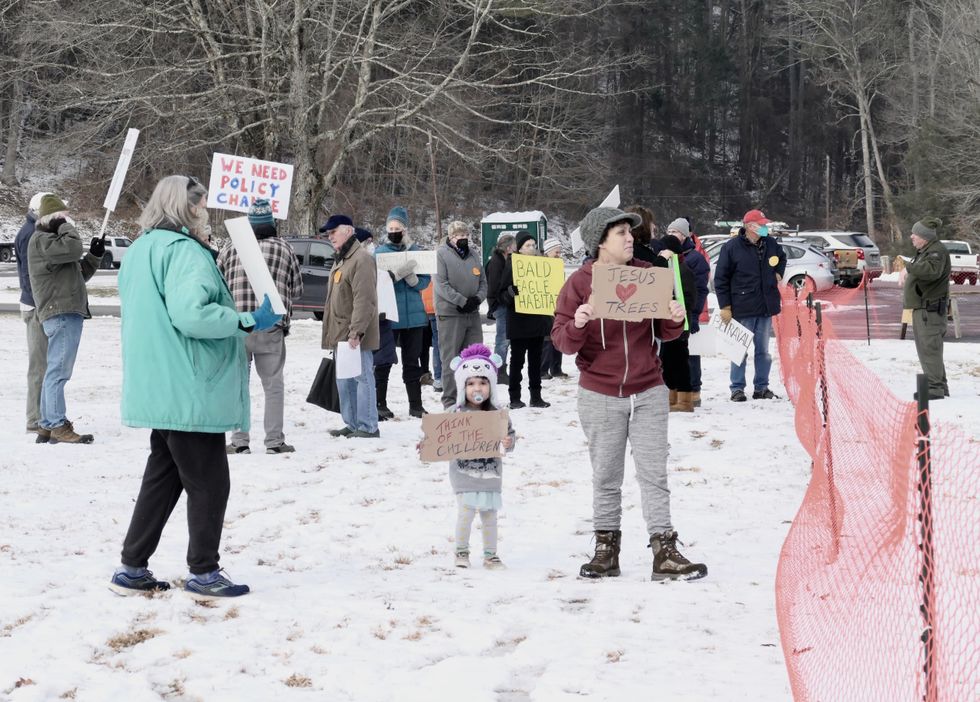 Seeing the forest and the trees in a  multi-layered protest against DEEP actions