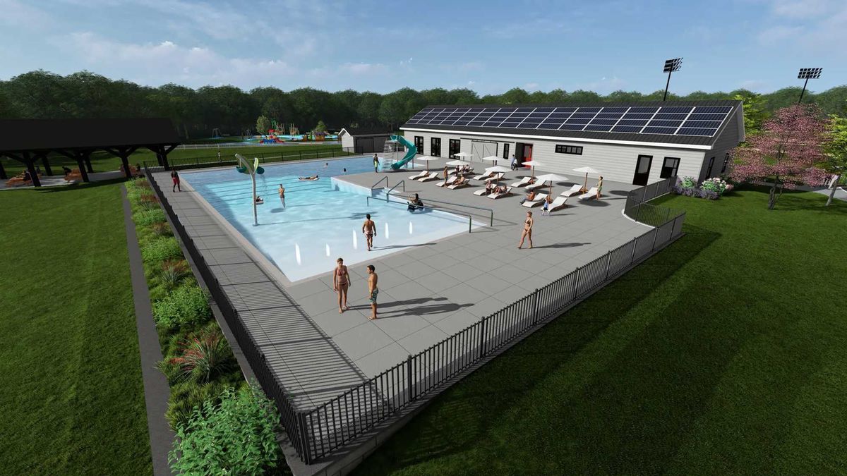 New pool and poolhouse expected to open next year