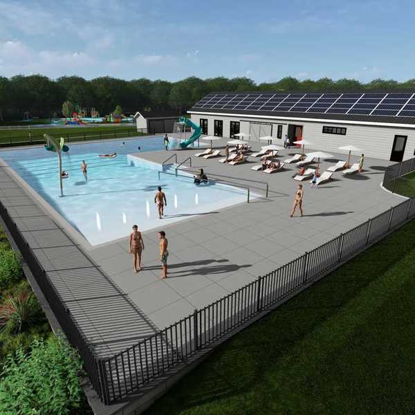 New pool and poolhouse expected to open next year