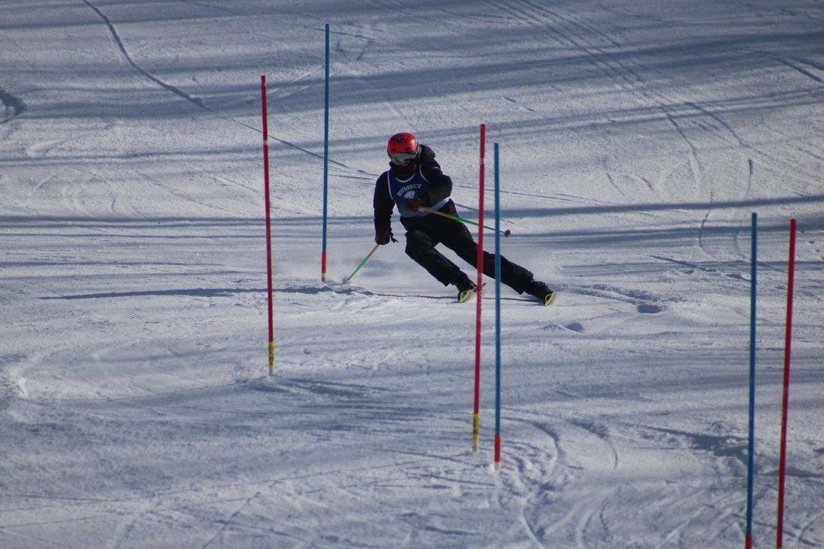 Skiers race to victory at varsity league championship