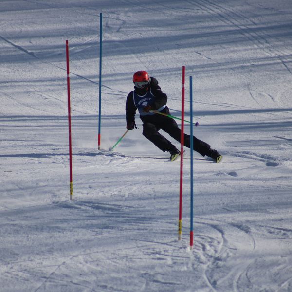 Skiers race to victory at varsity league championship