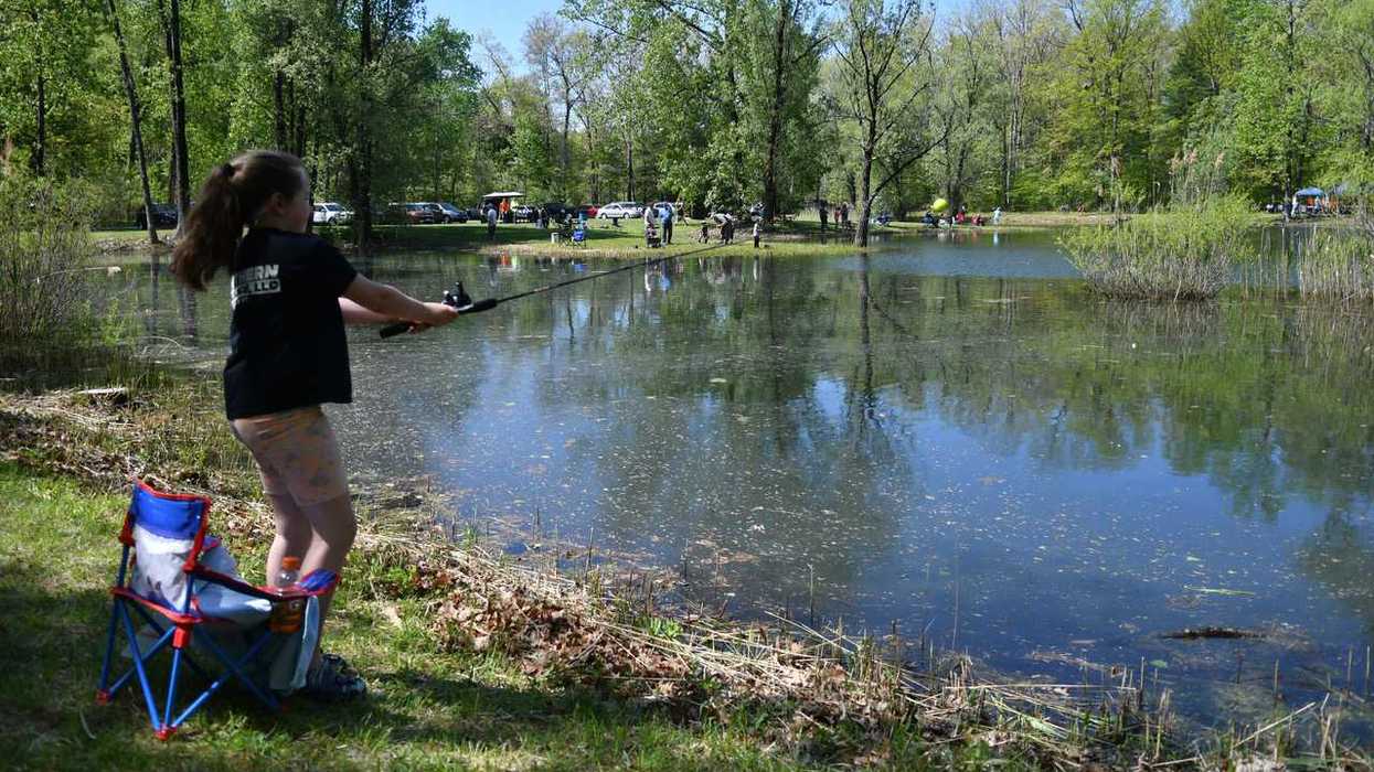 Fishing derby reels in younger set