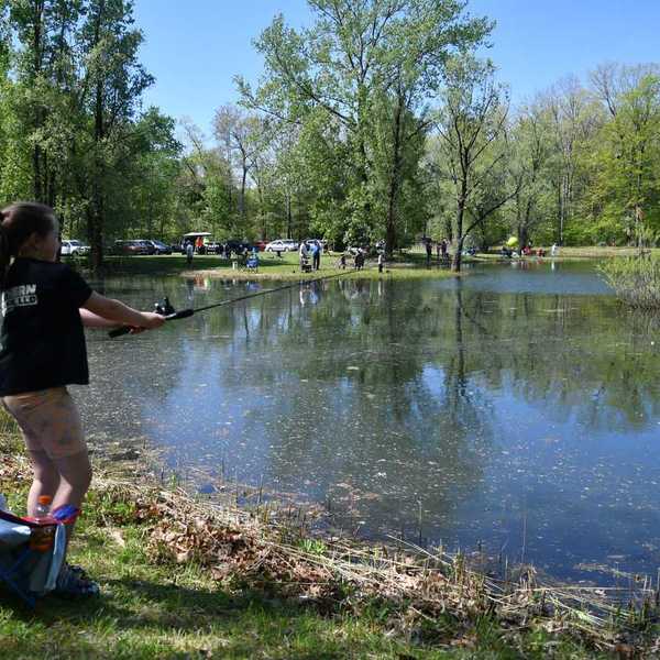 Fishing derby reels in younger set