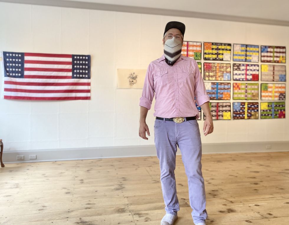 Hope and Old Glory in Flag-themed Art Show