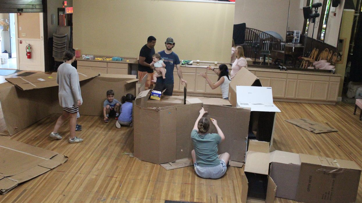 Cardboard kingdoms: the art of building box forts