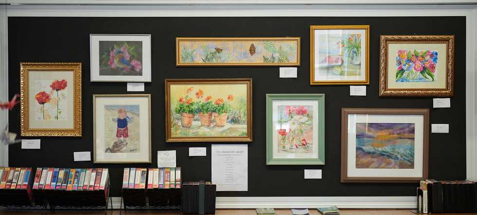 Art Guild show at Douglas Library