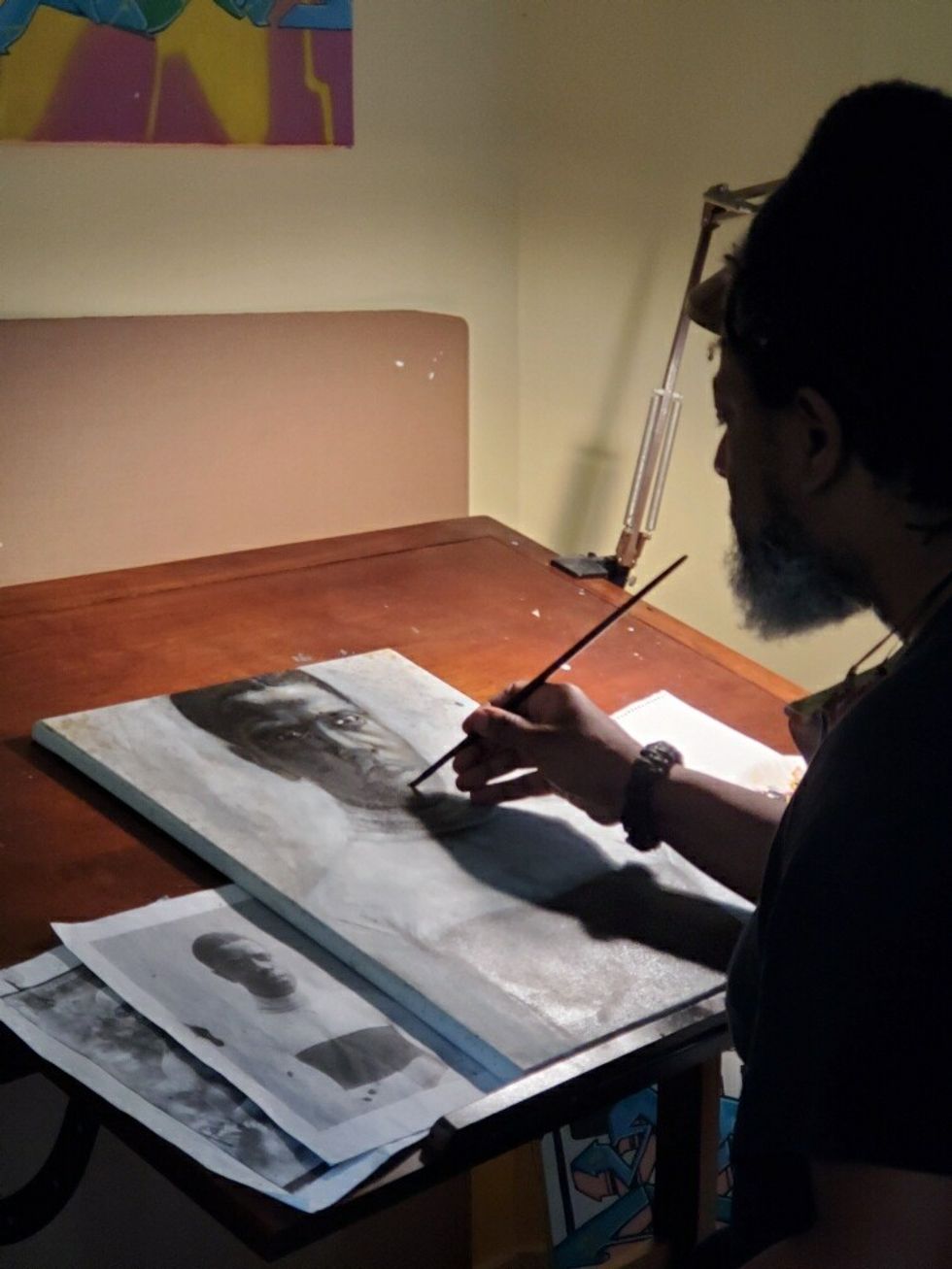 An artist with an expansive nature, Storm shelters in NW Corner