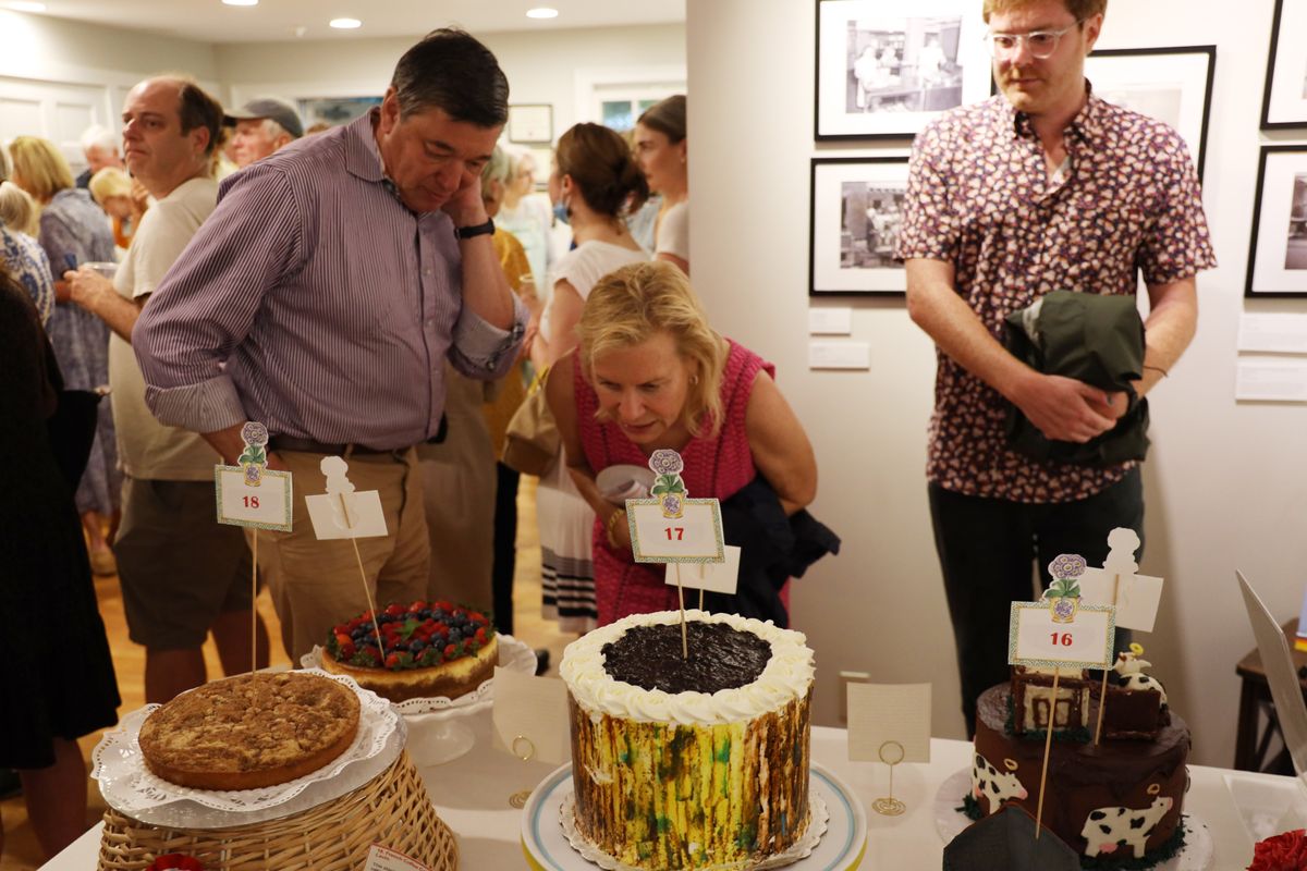 Historical Society Cake Auction carries on despite stormy weather