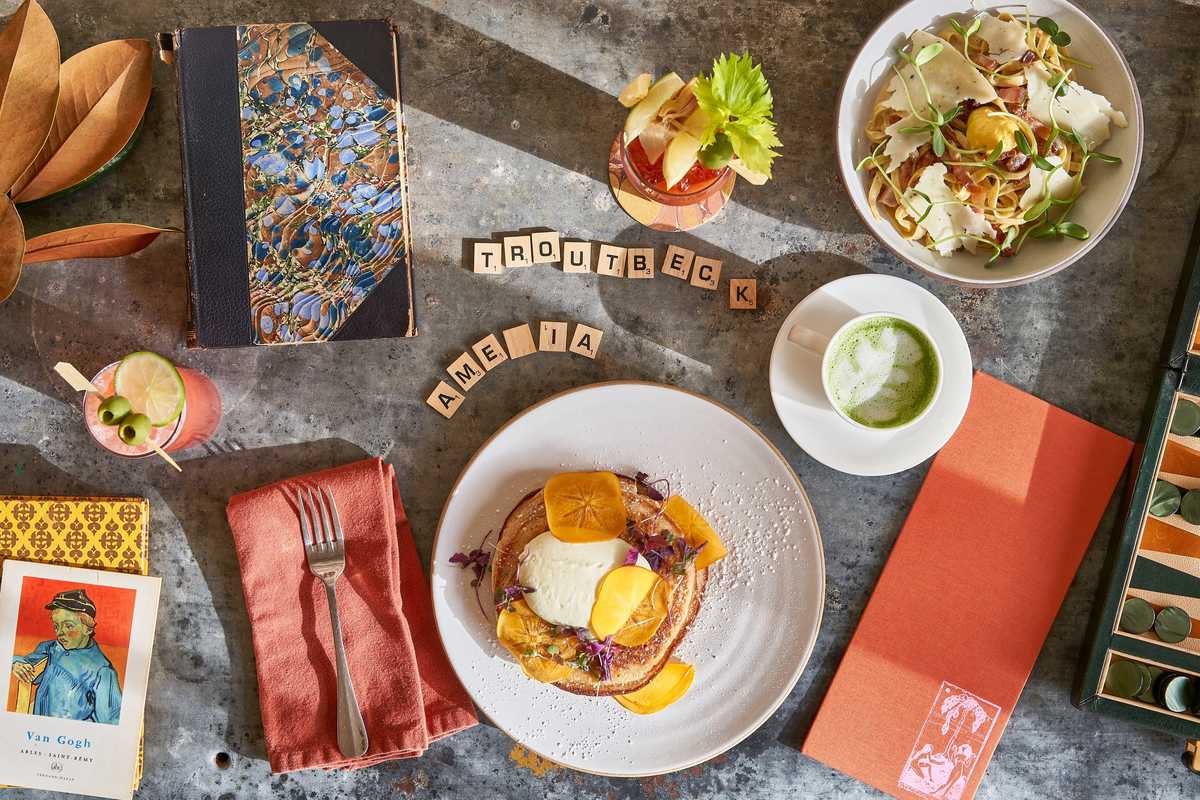 Brunch at Troutbeck: Black Emmer Pancakes