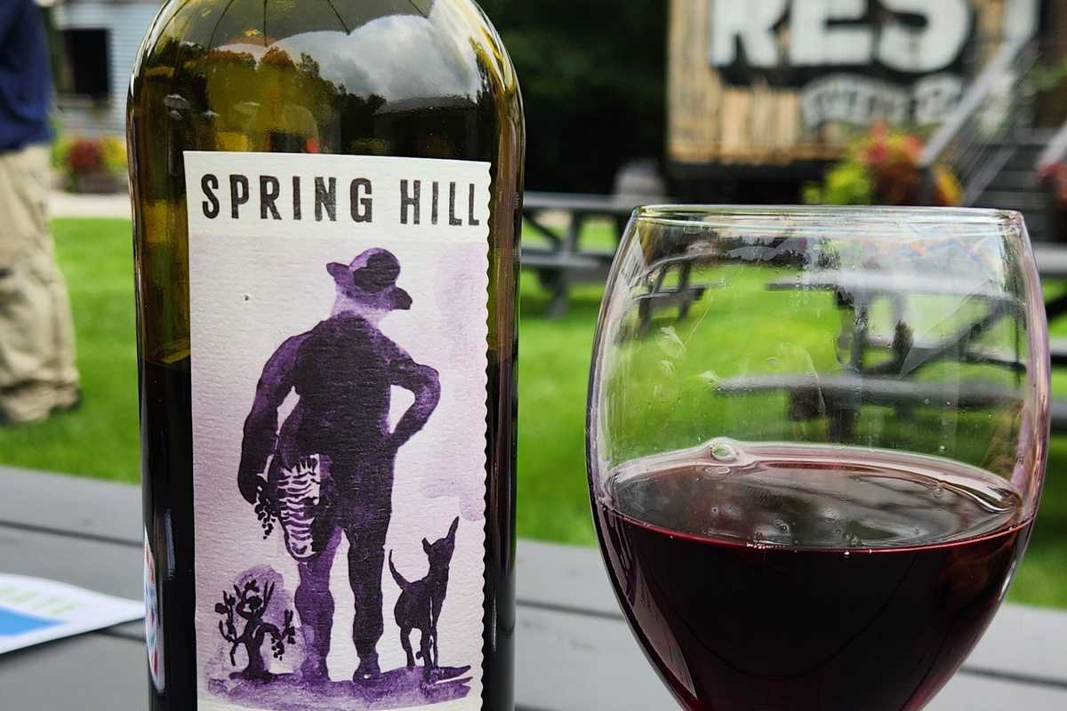 Unwinding with wine at Spring Hill