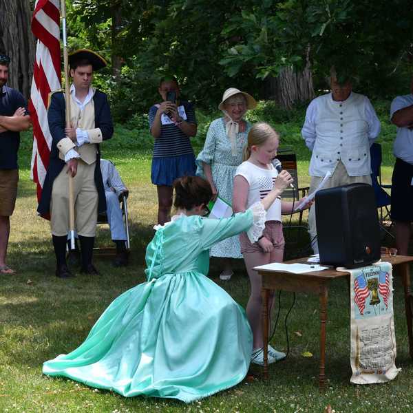 North Canaan celebrates with bells and the Declaration of Independence
