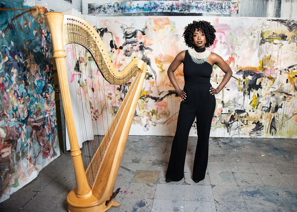 The Harp as a Portal to  Complex Jazz