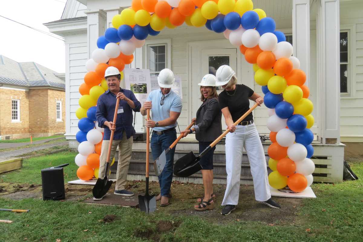 Sharon breaks ground on new affordable homes ahead of housing summit