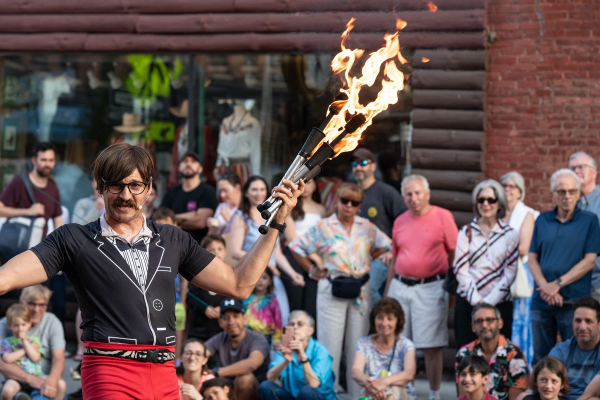 Busking in the Berkshires