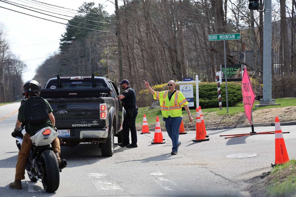 Brush fire near Burr Pond State Park burns 9 acres, draws multi-agency response