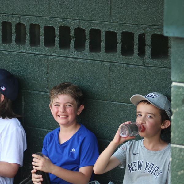 Fun in the sun at baseball camp
