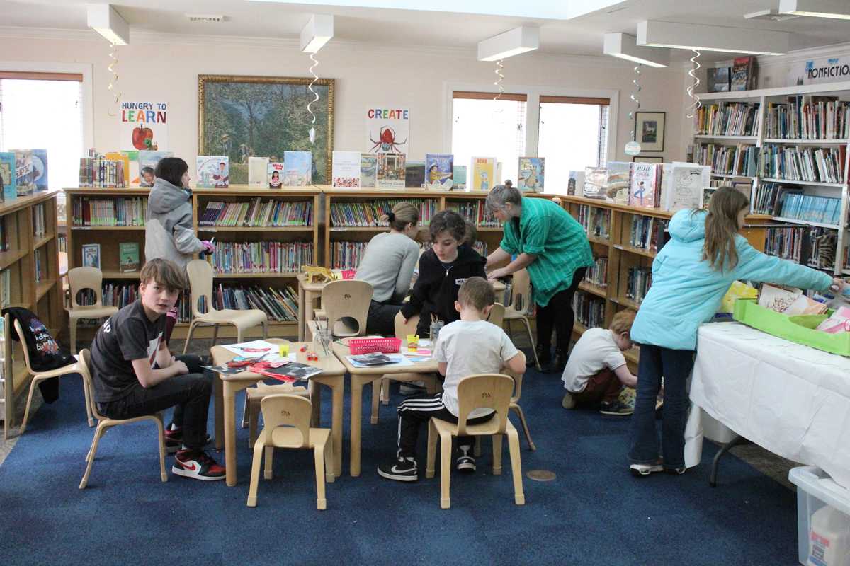 Creative juices flow at Hunt Library for young artists’ workshop