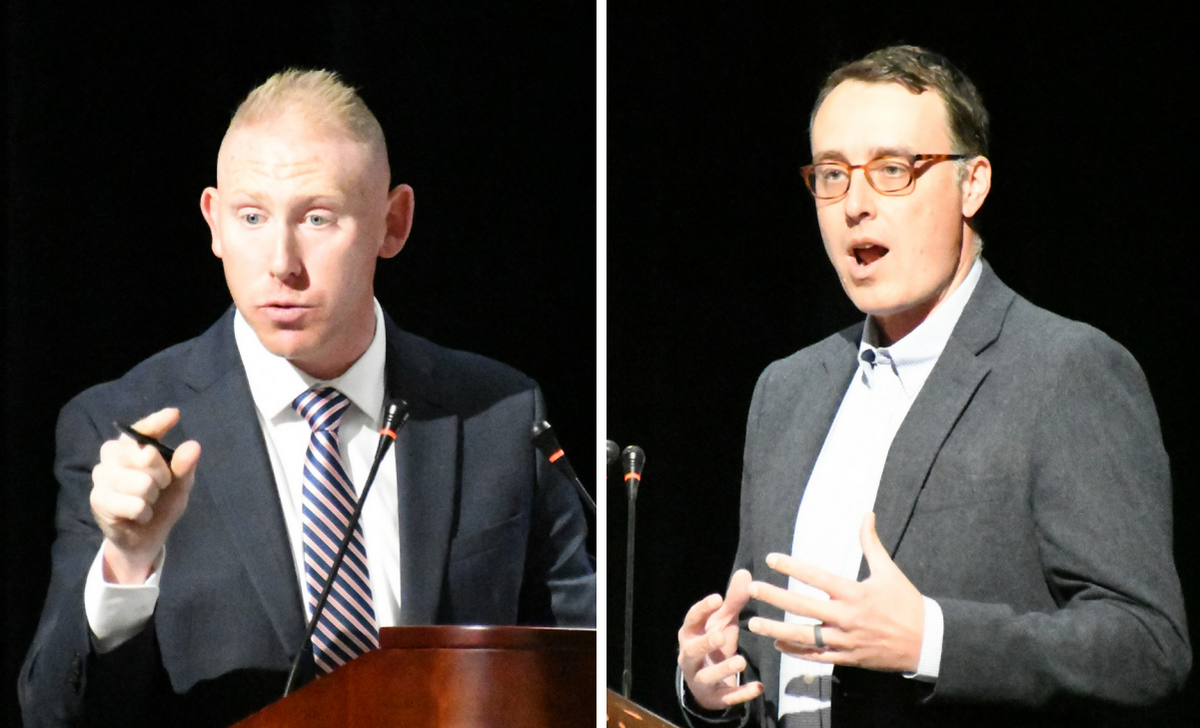 Harding meets Potter in debate for 30th Senate District