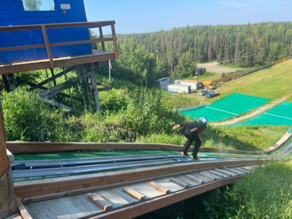 SWSA heads to Alaska for summer ski jumping on grass