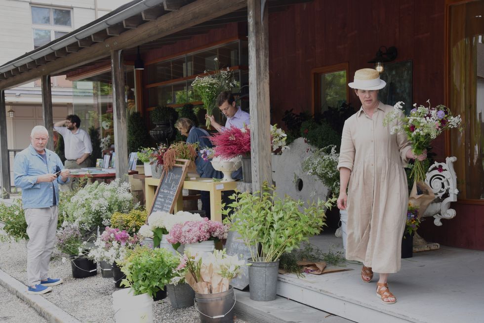 Like a market day in Provence at Second Saturday in Kent