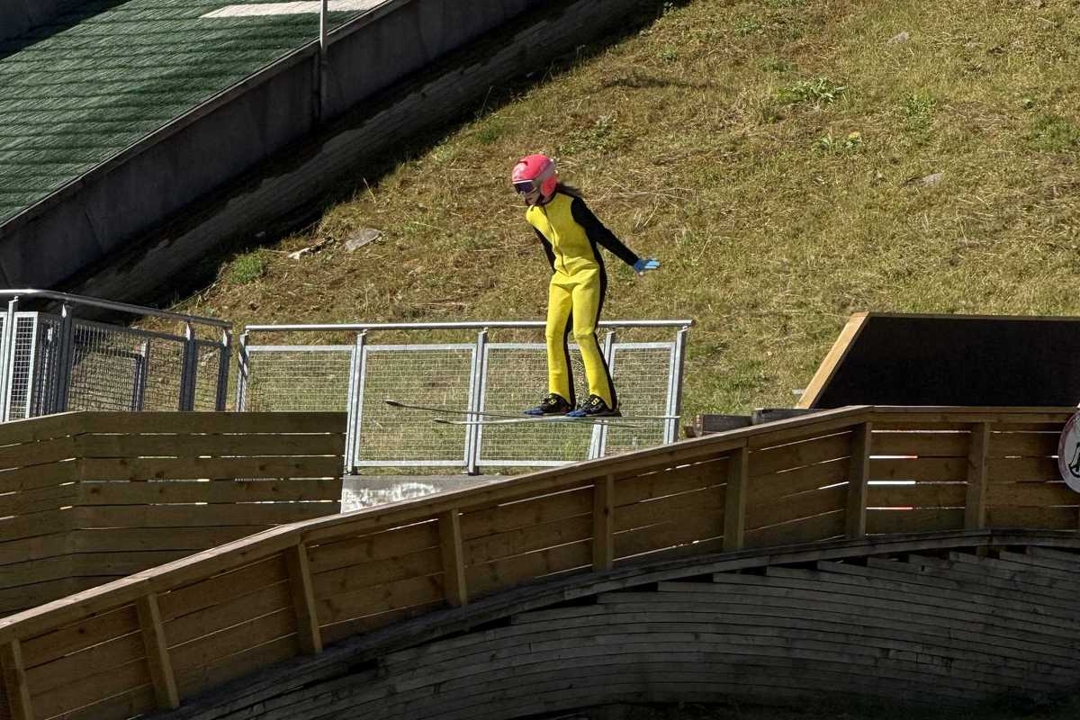 SWSA ski jumping team trains across the globe
