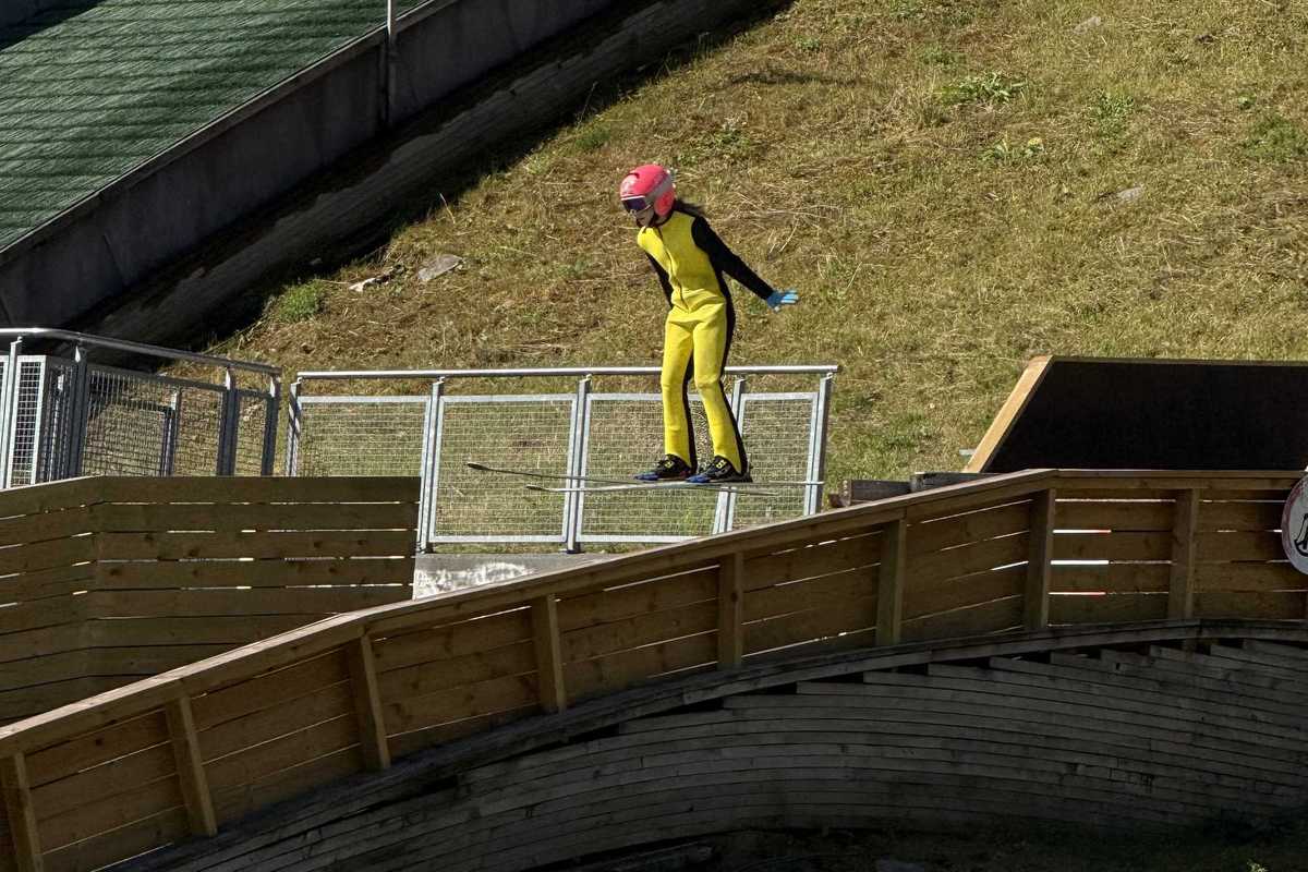 SWSA ski jumping team trains across the globe