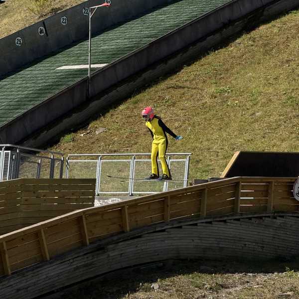SWSA ski jumping team trains across the globe