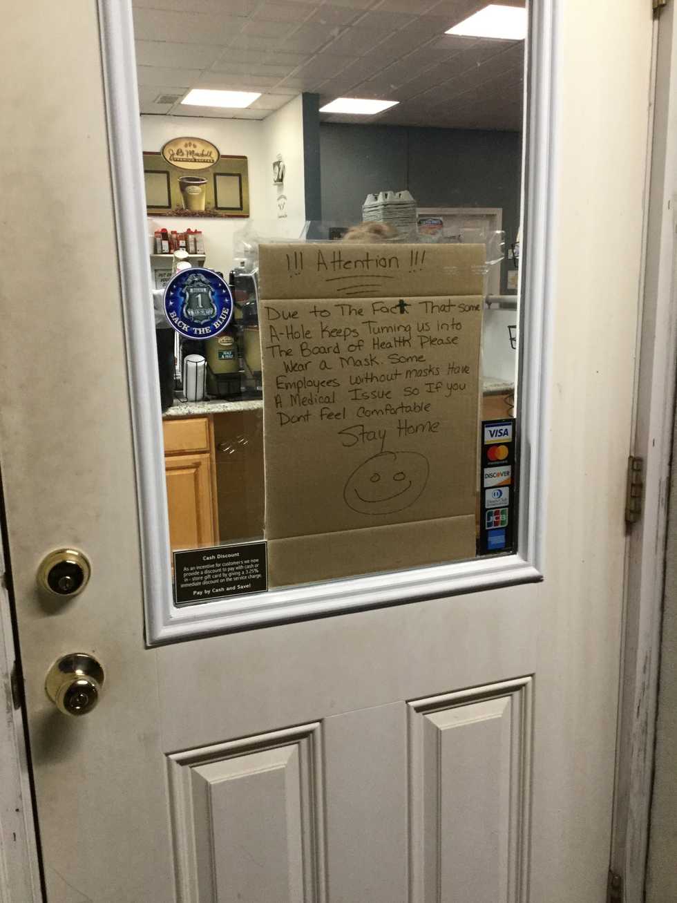 Millerton deli fined for violating mask mandate: The face mask debate continues to brew, close to home
