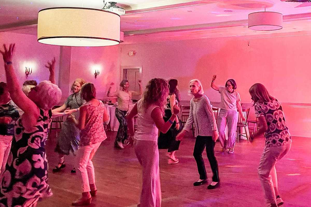 Dance party raises money for housing at White Hart