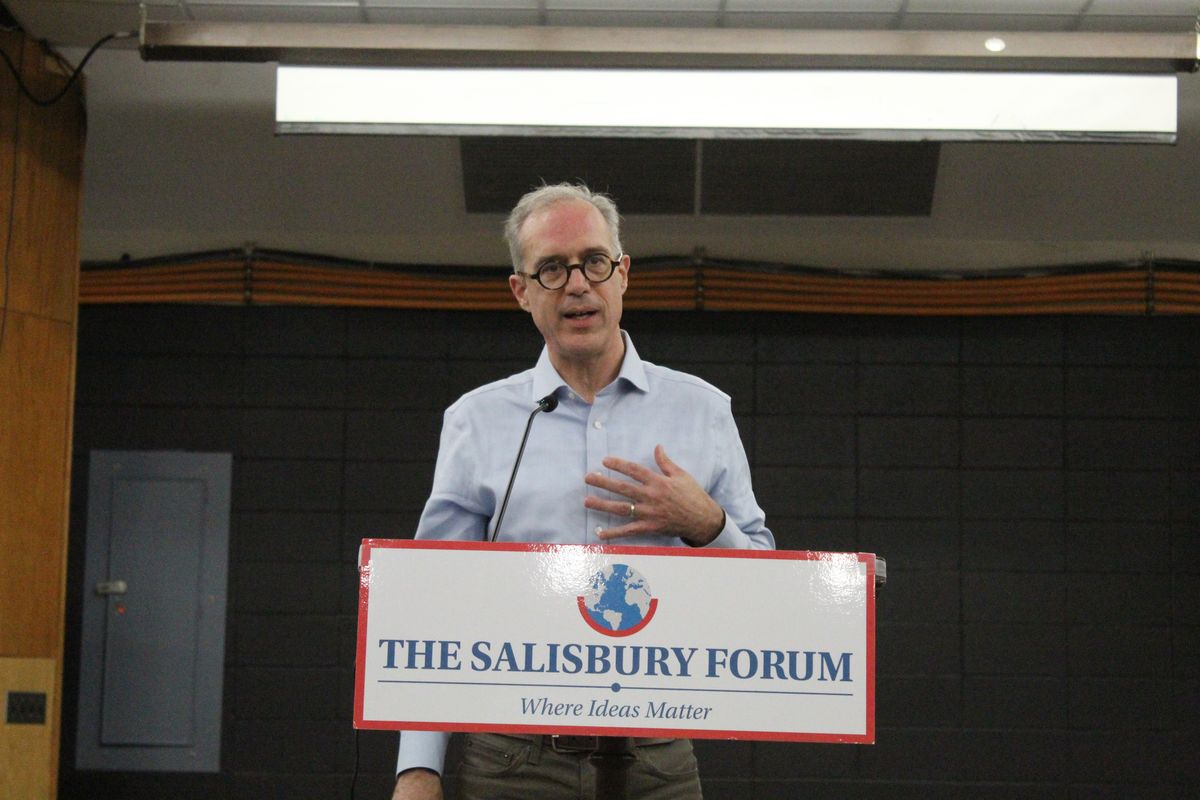 Forum speaker critiques media role in 2024 presidential campaign