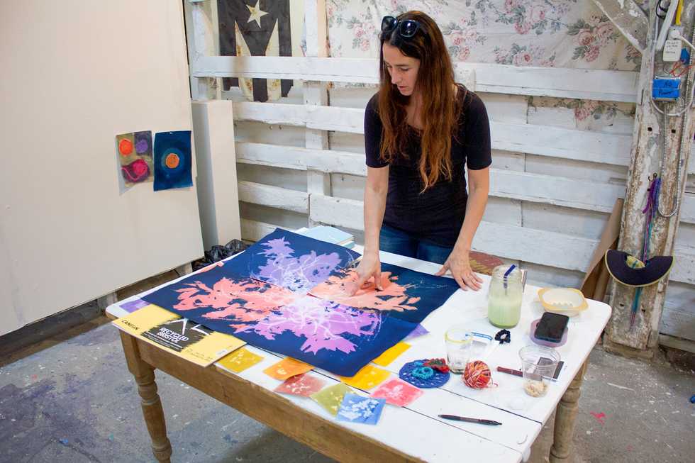 Open studio at Wassaic Project