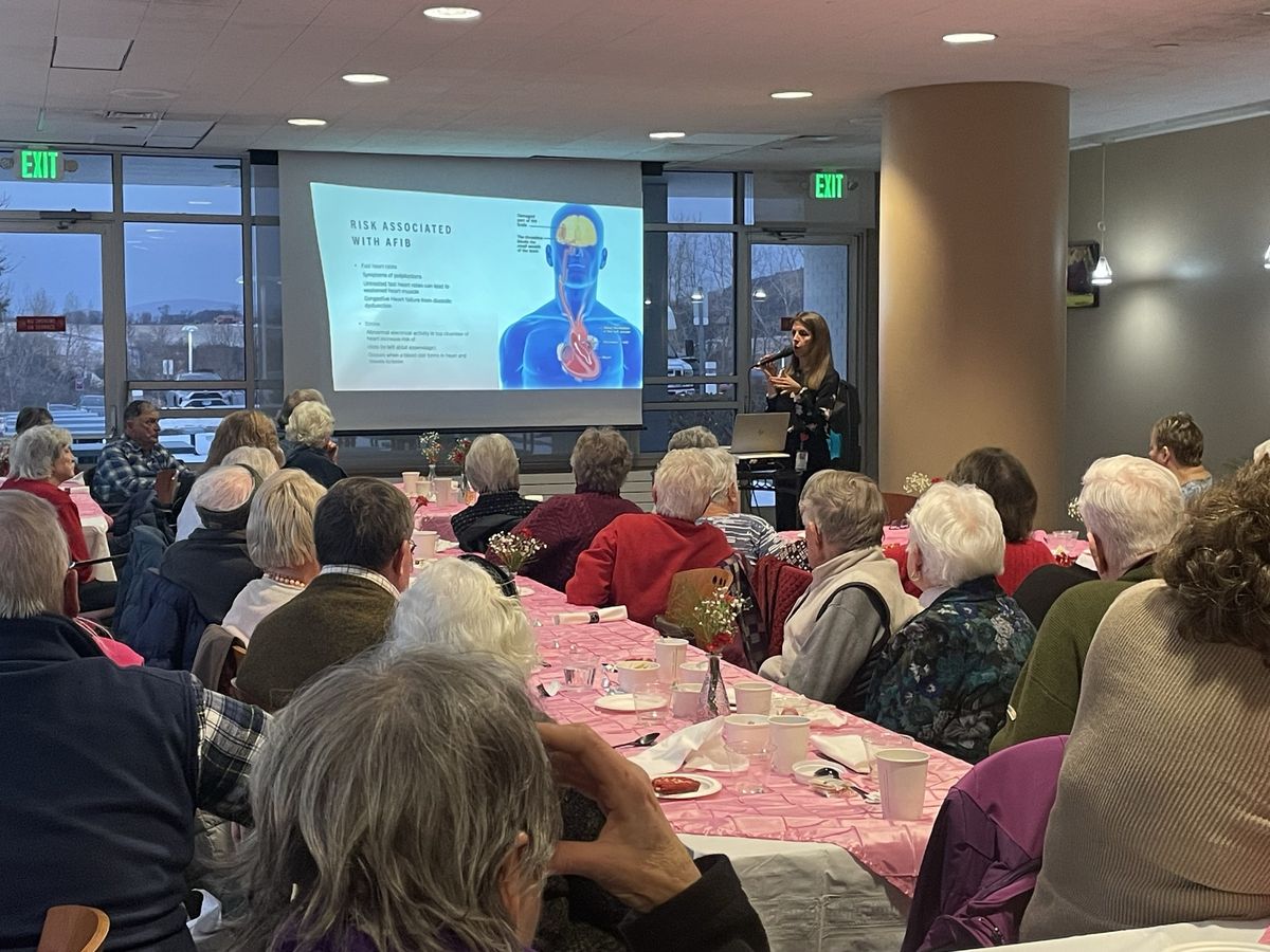 Sharon Hospital hosts senior supper