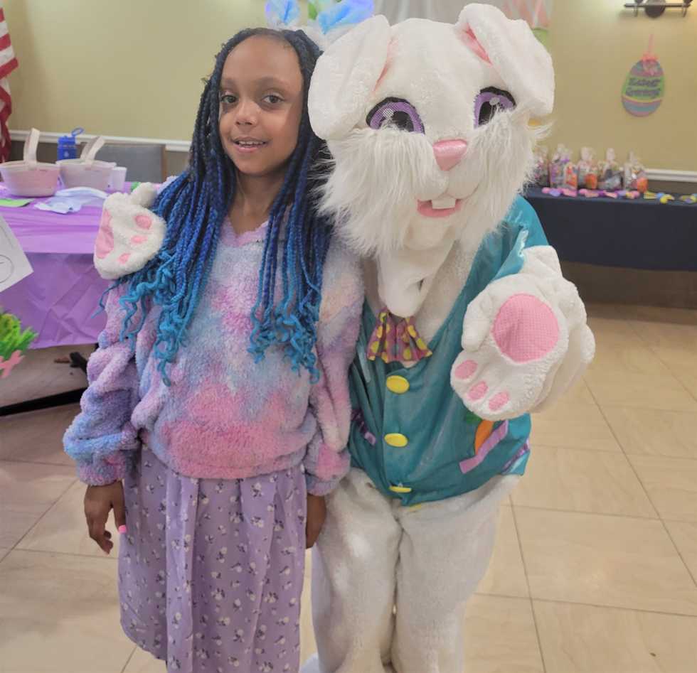 Easter Bunny comes to Sharon