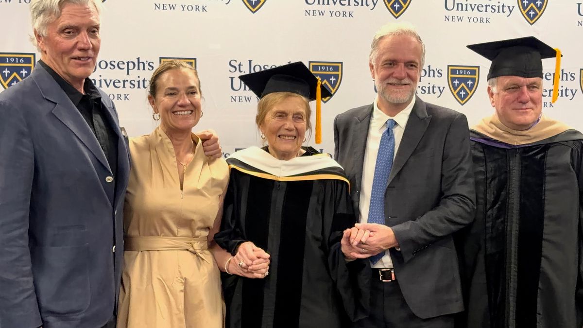 At 95, Elyse Harney celebrated with Honorary Doctorate