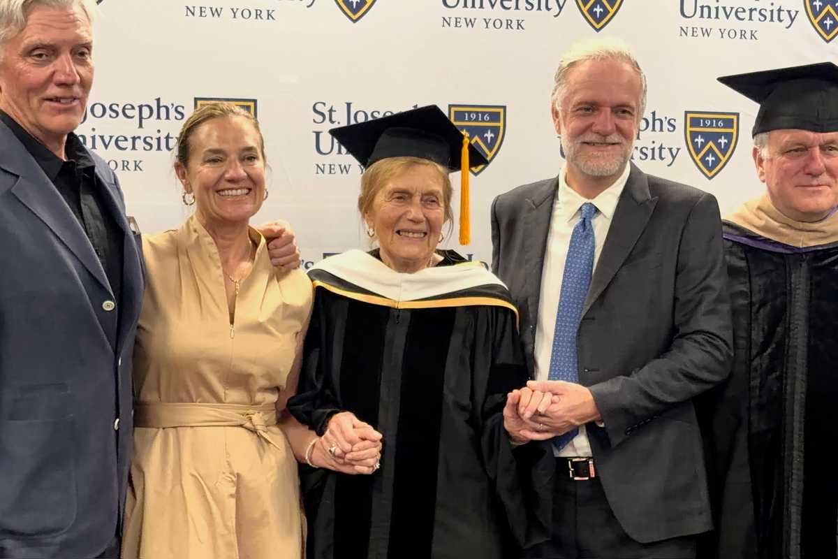 At 95, Elyse Harney celebrated with Honorary Doctorate