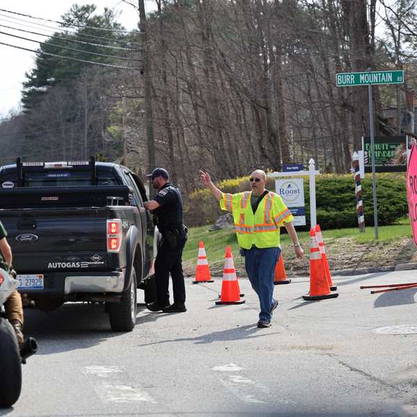 Brush fire near Burr Pond State Park burns 9 acres, draws multi-agency response