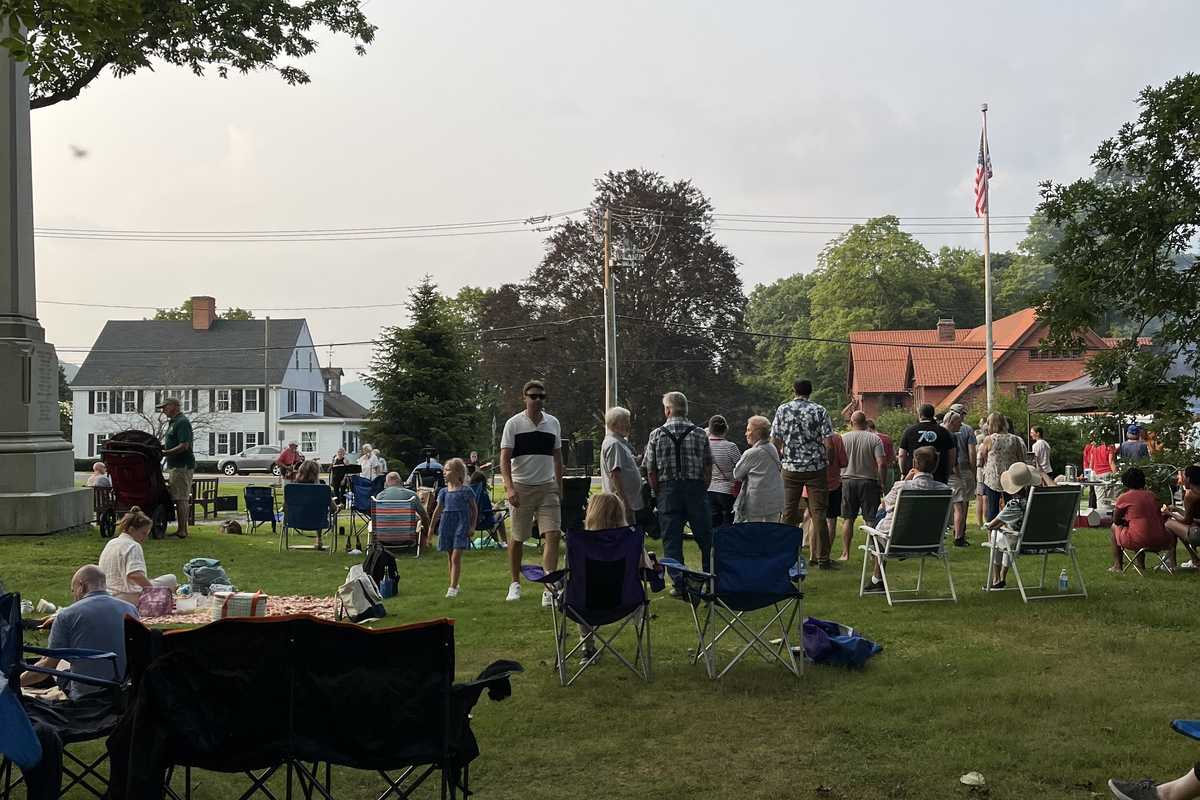 Friday Night on the Green in Norfolk