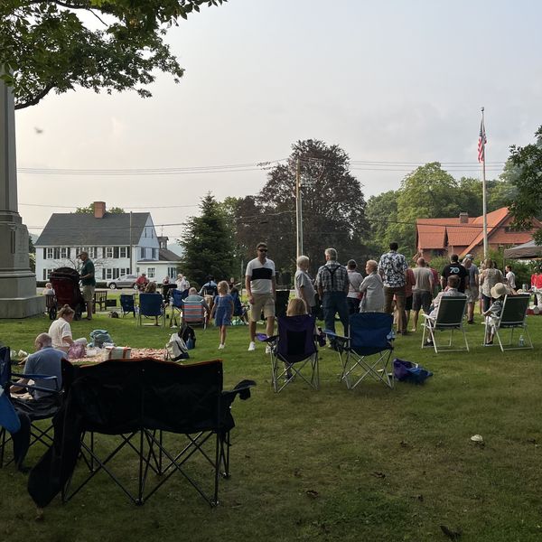 Friday Night on the Green in Norfolk