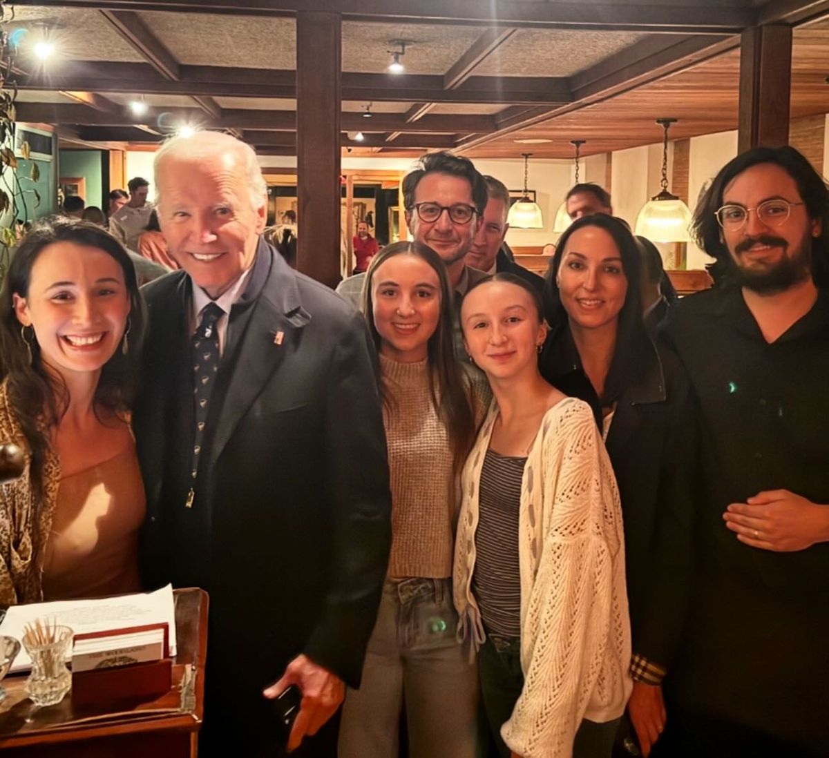 Dining with Biden at The Woodland