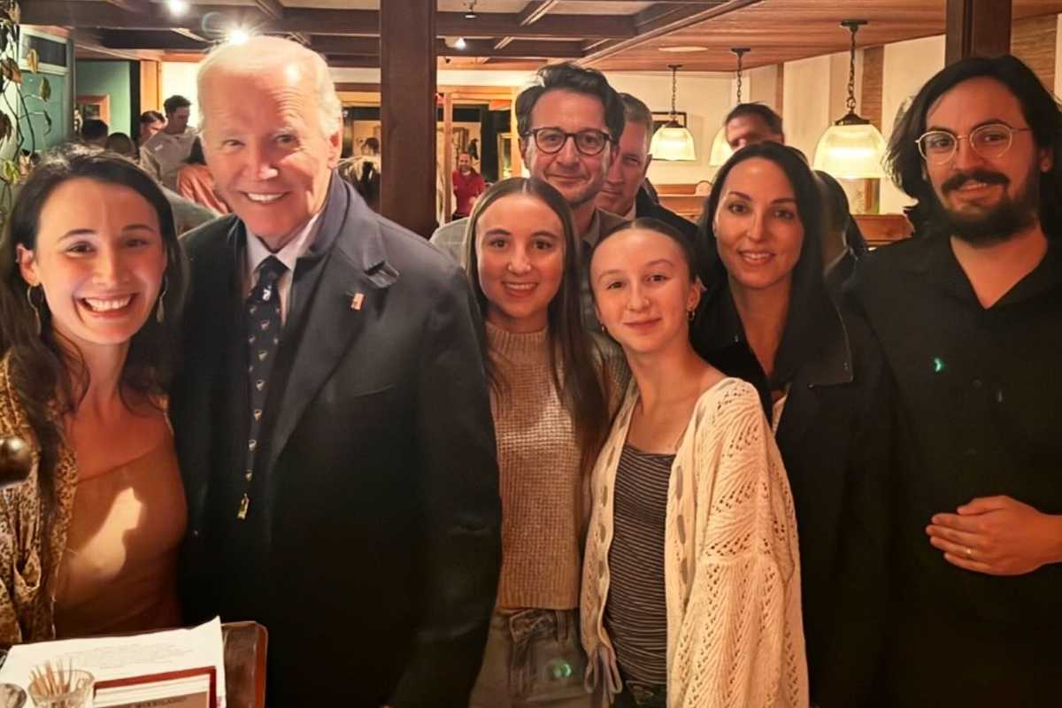 Dining with Biden at The Woodland