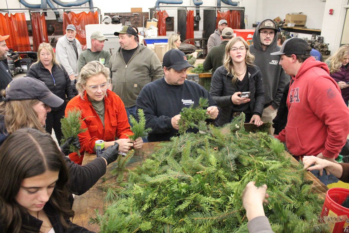 FFA begins wreath-making for annual holiday store