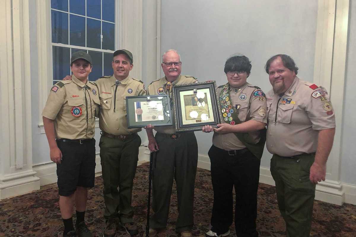 North Canaan Scoutmaster recognized with top award