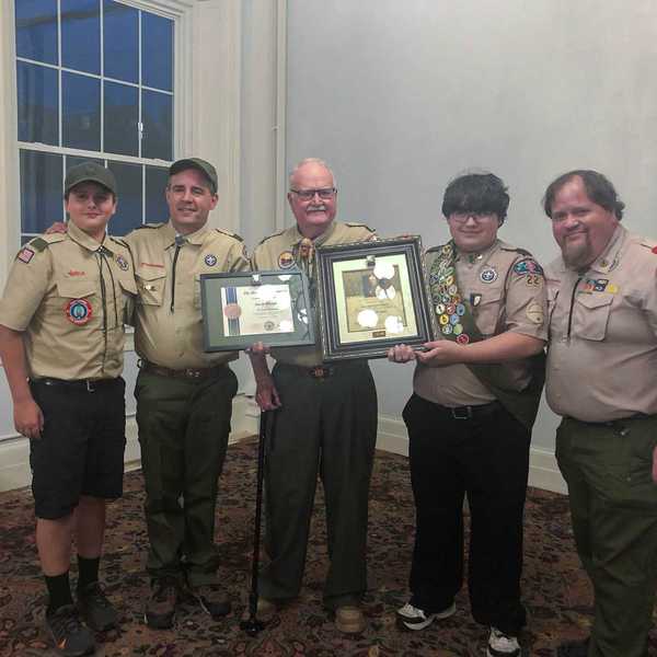 North Canaan Scoutmaster recognized with top award