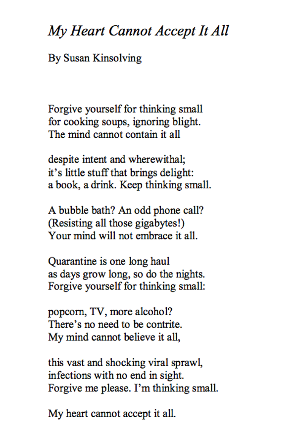 Poets Find Words for What We Are Feeling Now