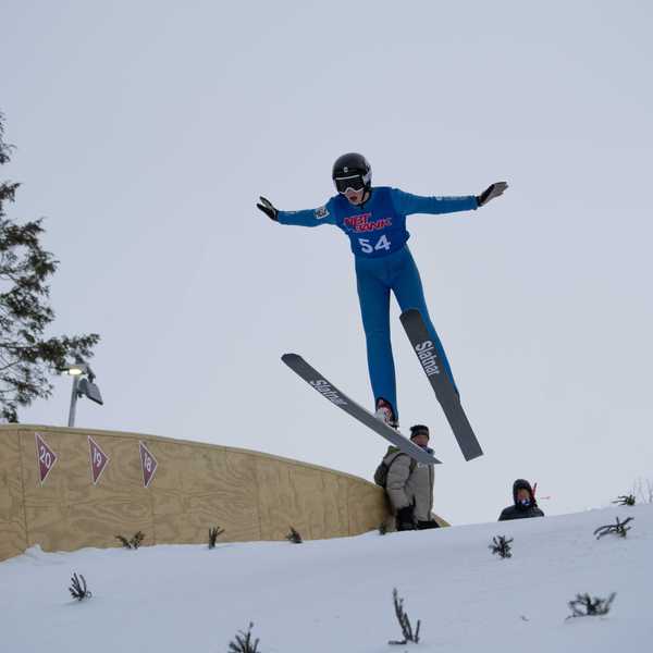 Skiers soar to Jumpfest podium