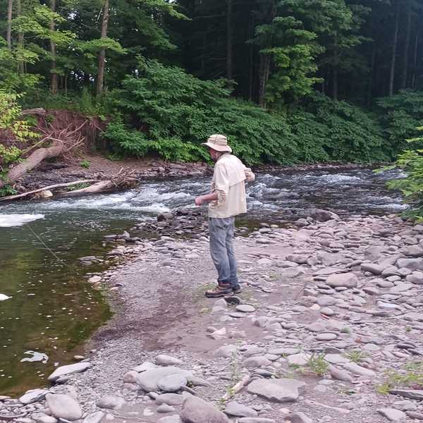 Tangled Lines: Casting into depths at dawn